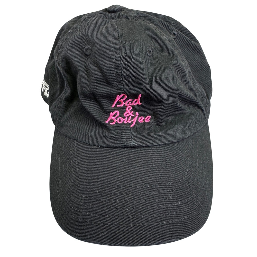 YRN Migos Hat‎ Bad & Boujee Black Pink Embroidered Dad Adjustable Baseball Cap
